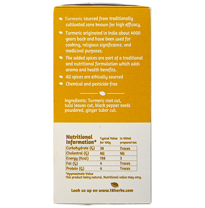 18 Herbs Organics Indian Turmeric Tea Bag (1.5gm Each)