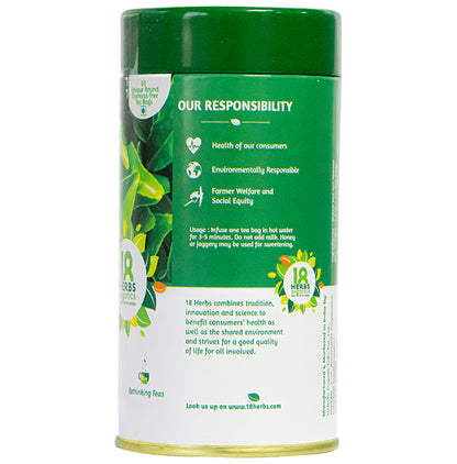 18 Herbs Organics Premium Green Tea Bag (1.25gm Each)