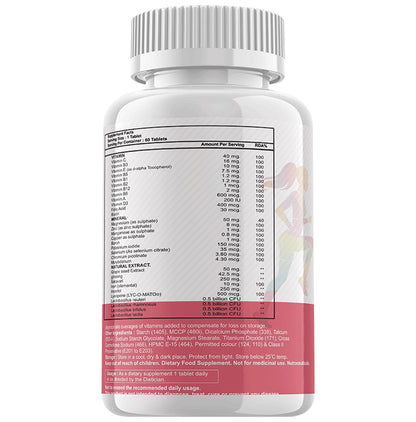 1MD Nutrition Daily Actilife Women's Multivitamin Tablet