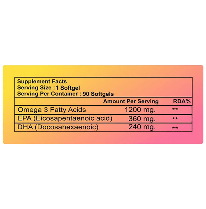 1MD Nutrition Double Strength Omega 3 Softgel