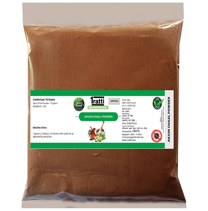 1ratti Arjun Chaal Powder (1000gm Each) - Classic Derma