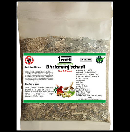 1ratti Bhritmanjisthadi Kwath Churna - Classic Derma