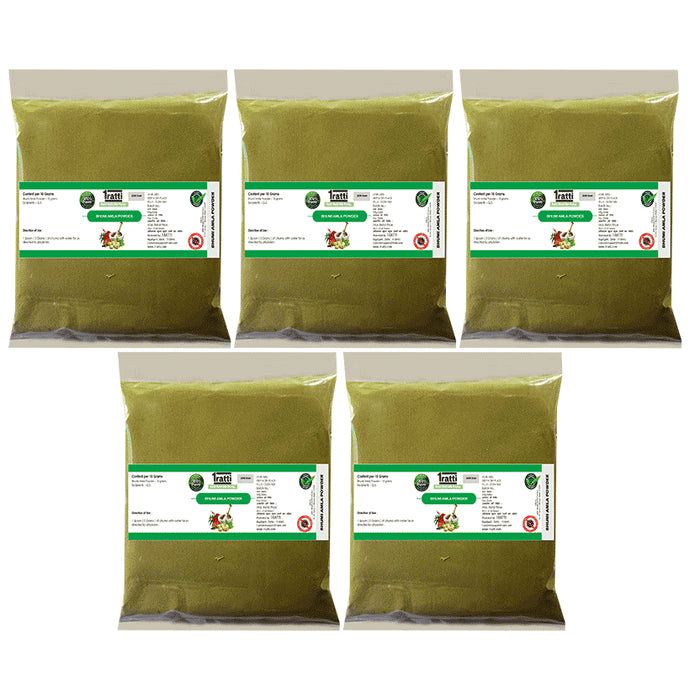 1ratti Bhumi Amla Powder (1000gm Each) - Classic Derma