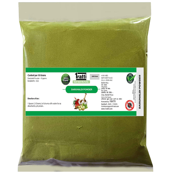 1ratti Daruhaldi Powder (1000gm Each) - Classic Derma