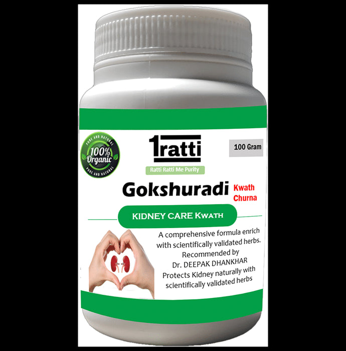 1ratti Gokshuradi Kwath Churna (100gm Each) - Classic Derma