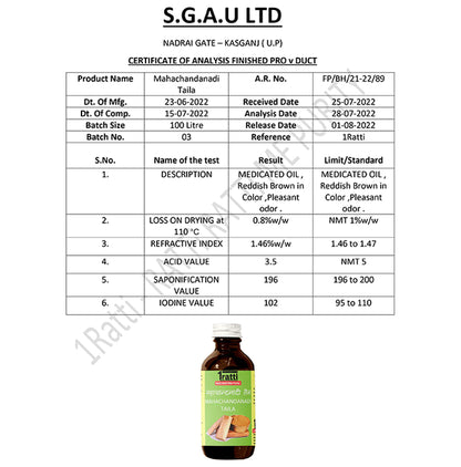 1ratti Mahachandanadi Taila