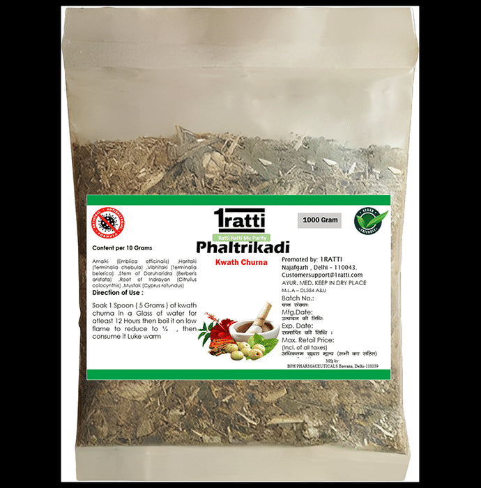 1ratti Phaltrikadi Kwath Churna - Classic Derma