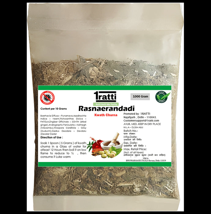1ratti Rasnaerandadi Kwath Churna - Classic Derma