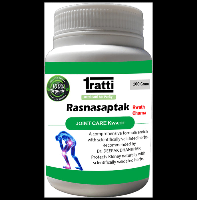 1ratti Rasnasaptak Kwath Churna (100gm Each) - Classic Derma