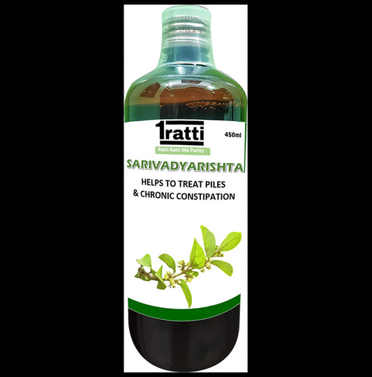1ratti Sarivadyarishta (450ml Each) - Classic Derma