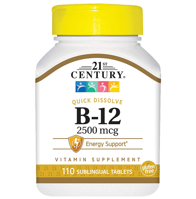 21st Century B 12 2500mcg Sublingual tablet - Classic Derma