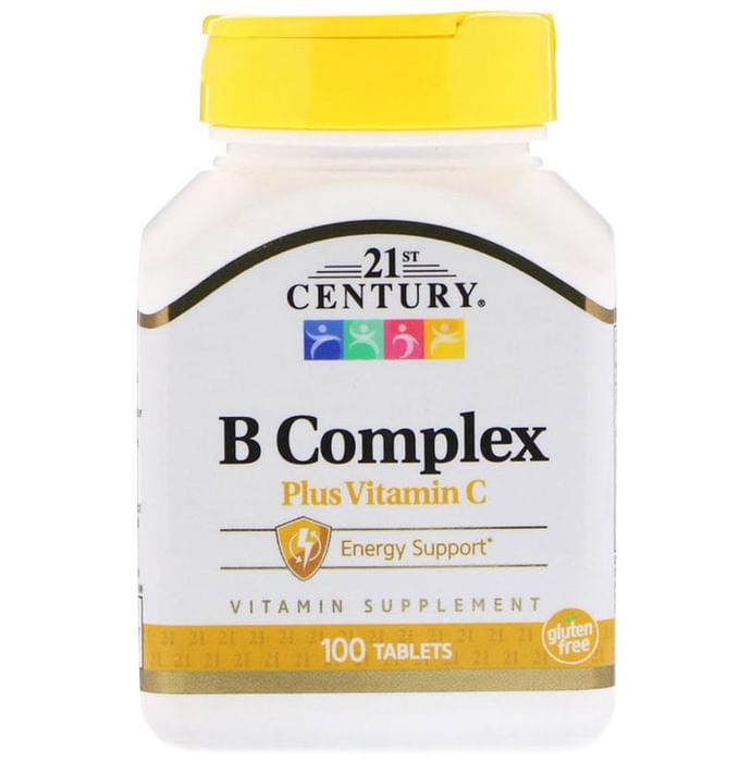21st Century B Complex Plus Vitamin C Tablet - Classic Derma