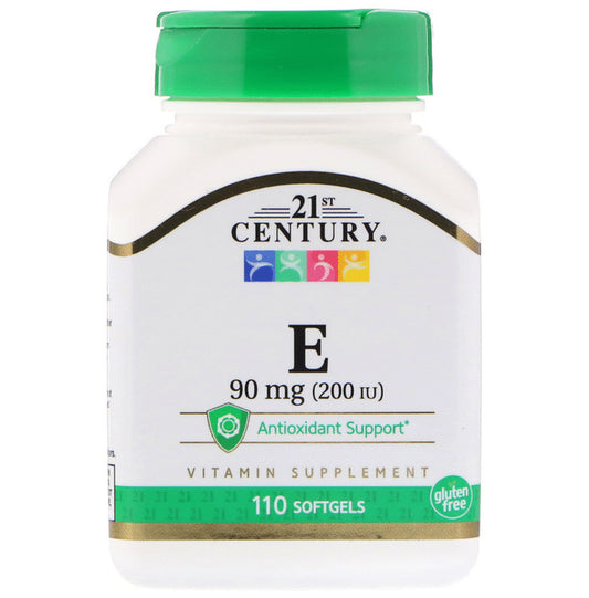 21st Century E 200 Natural Softgels - Classic Derma