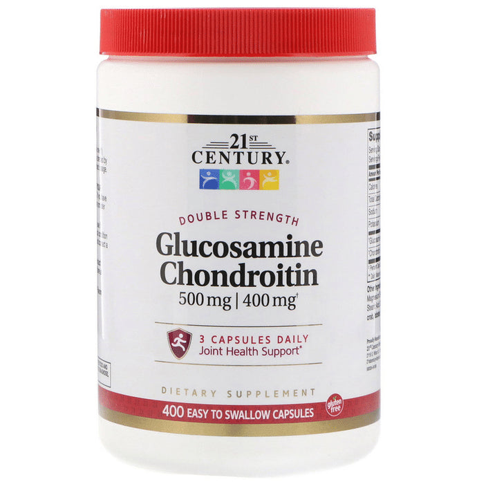 21st Century Glucosamine 500mg Chondroitin 400mg Double Strength Capsule - Classic Derma