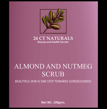24 CT Naturals Almond and Nutmeg Scrub - Classic Derma