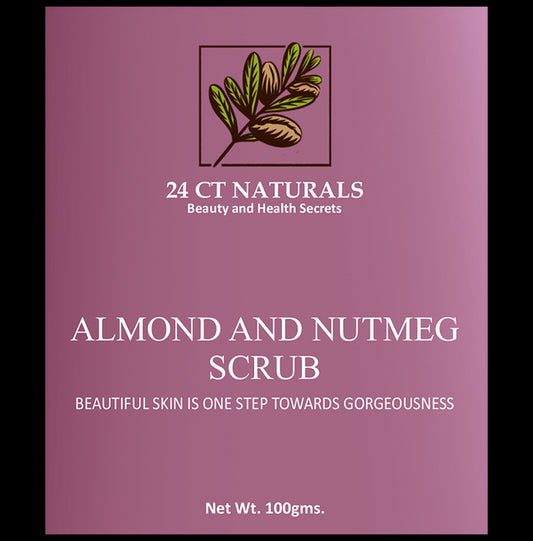 24 CT Naturals Almond and Nutmeg Scrub - Classic Derma