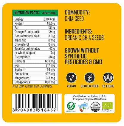 24 Mantra Organic Chia Seeds