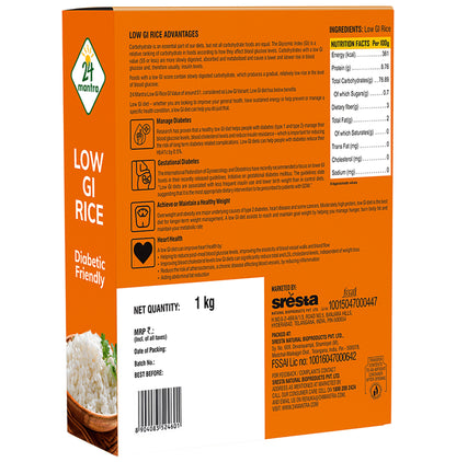 24 Mantra Organic Low GI Rice Gluten Free
