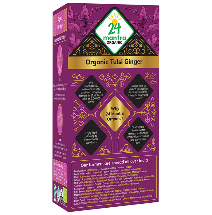 24 Mantra Organic Tulsi Ginger Tea