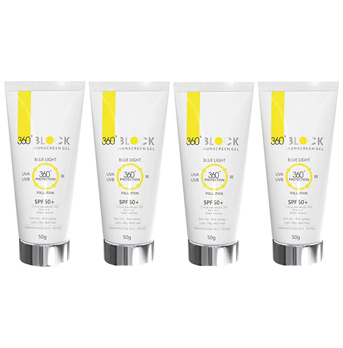360° Block Sunscreen Gel (50gm Each) SPF 50+ - Classic Derma