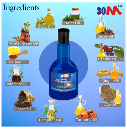 30M Immuno's Massage Oil (100ml Each)