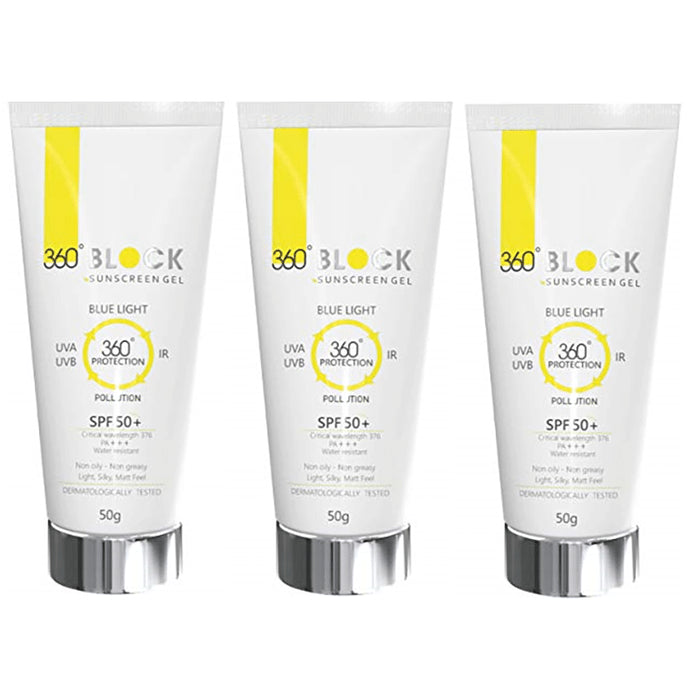 360° Block Sunscreen Gel (50gm Each) SPF 50+ - Classic Derma