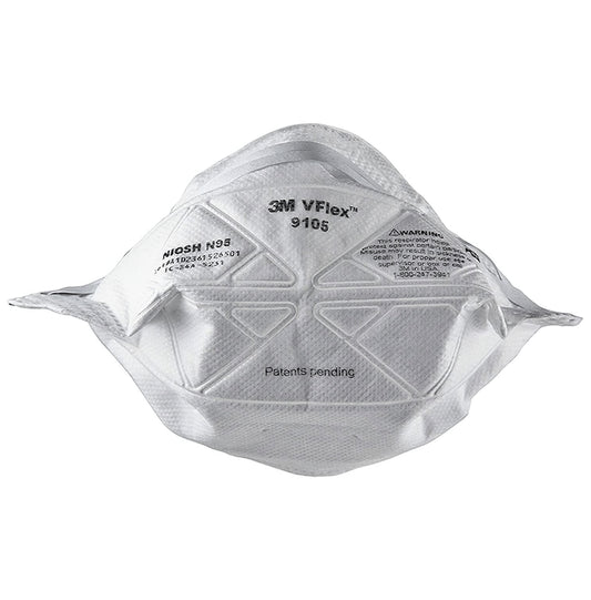 3M 9105 VFlex N95 Particulate Respirator Mask White - Classic Derma