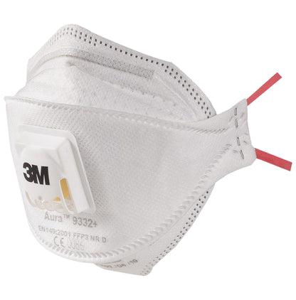 3M 9332+ Aura Disposable Respirator Mask White