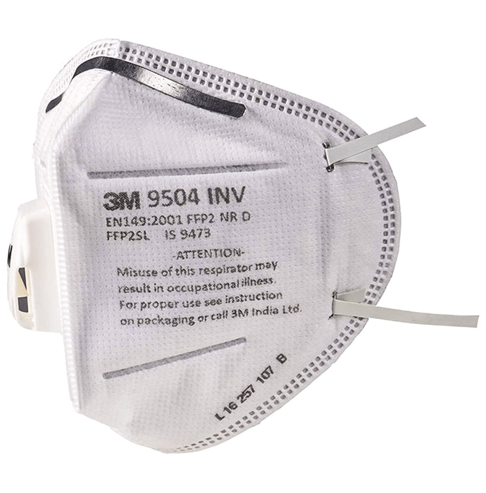 3M 9504 INV P P2 Respirator Mask White