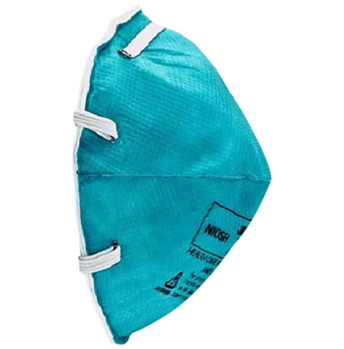 3M N95 1860 Health Care Particulate Respirator & Surgical Mask Teal Blue