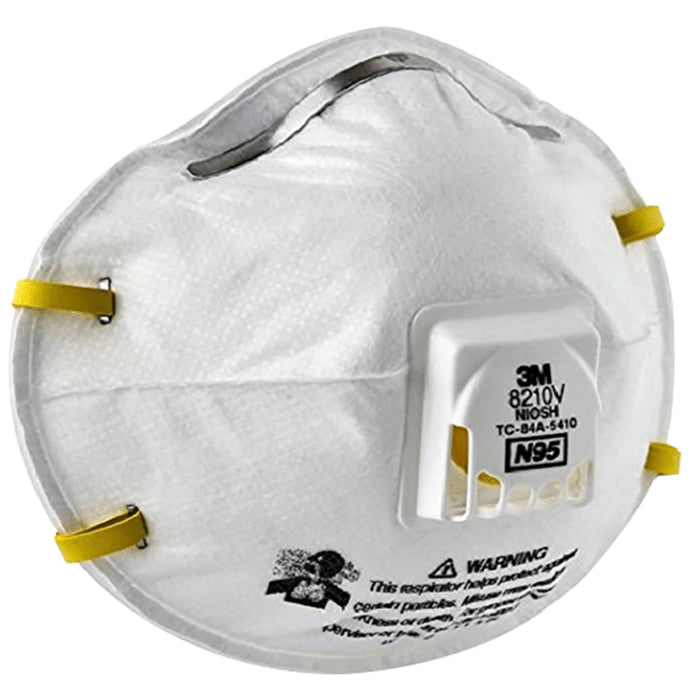 3M N95 8210V Particulate Respirator Mask White