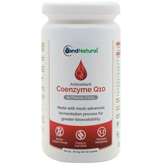 6th and Natural Coenzyme Q10 Veg Softgel Capsule - Classic Derma