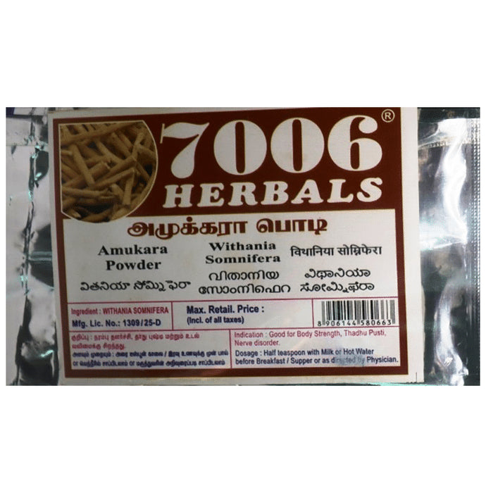 7006 Herbals Amukara Powder - Classic Derma