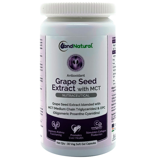 6th and Natural Grape Seed Extract with MCT Veg Softgel Capsule - Classic Derma
