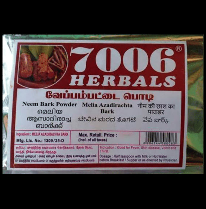 7006 Herbals Neem Bark Powder - Classic Derma