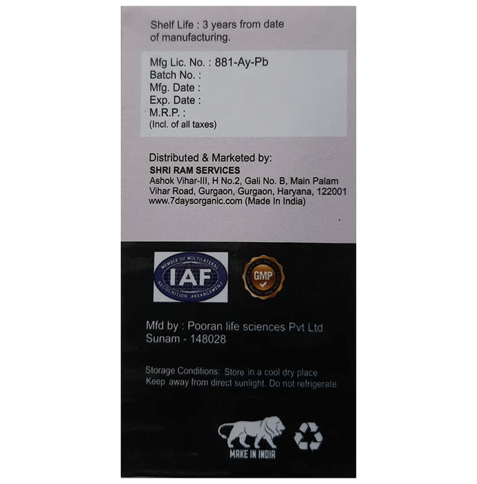 7Days Fat Burner Advanced Formula 500mg Capsule