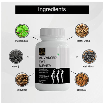 7Days Fat Burner Advanced Formula 500mg Capsule