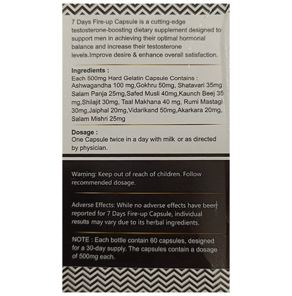 7Days Fire Up Natural Capsule