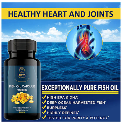 7Days Fish Oil 1000mg Capsule