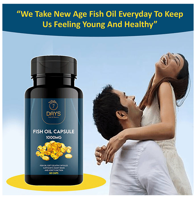 7Days Fish Oil 1000mg Capsule