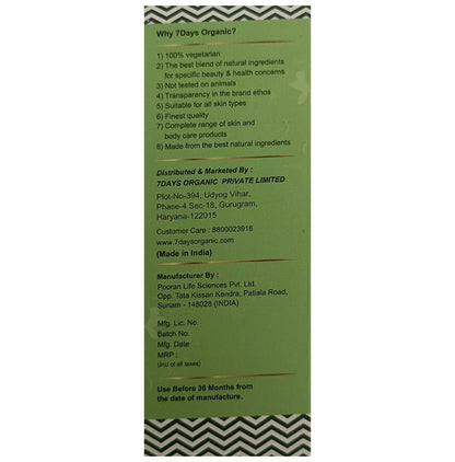 7Days Hair Growth Vitalizer Oil