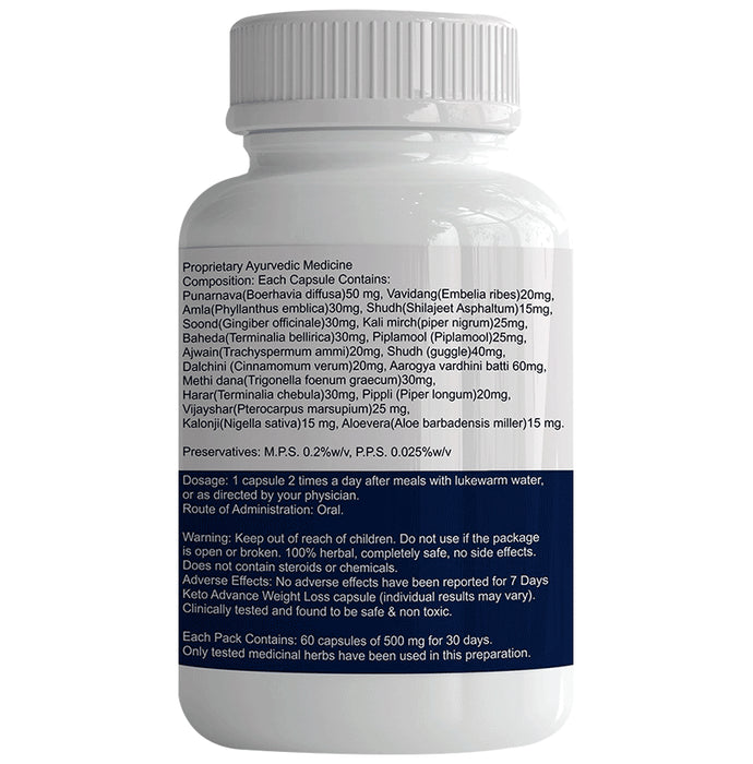 7Days Keto Advance Weight Loss Capsule