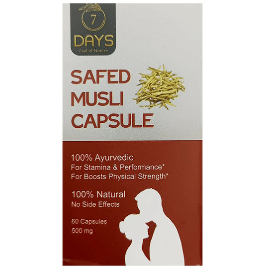 7Days Safed Musli Capsule - Classic Derma