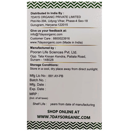 7Days Whole Food Multi-Vitamin Veg Capsule for Men & Women