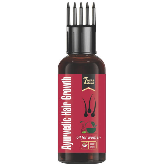 7Herbmaya Ayurvedic Hair Growth Oil for Women - Classic Derma