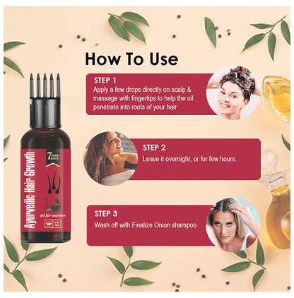 7Herbmaya Ayurvedic Hair Growth Oil for Women