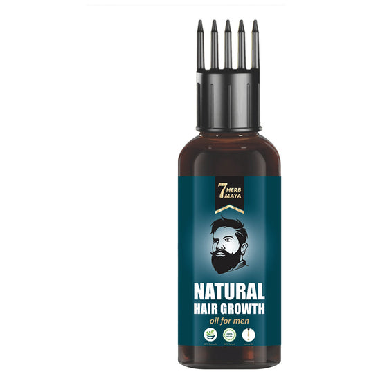 7Herbmaya Natural Hair Growth Oil for Men - Classic Derma