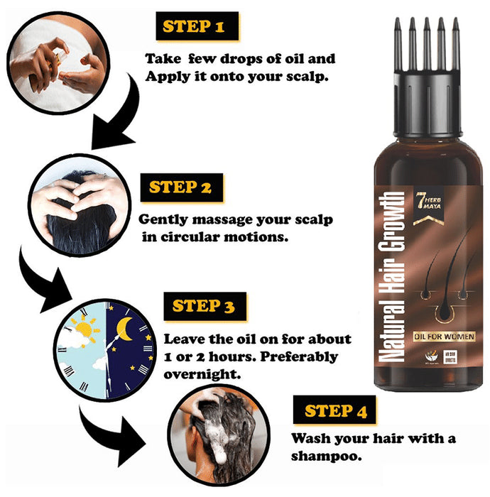 7Herbmaya Natural Hair Growth Oil for Women