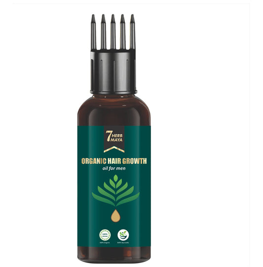 7Herbmaya Organic Hair Growth Oil for Men - Classic Derma