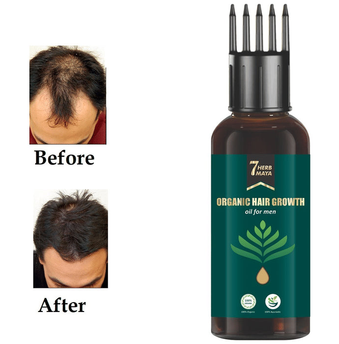 7Herbmaya Organic Hair Growth Oil for Men